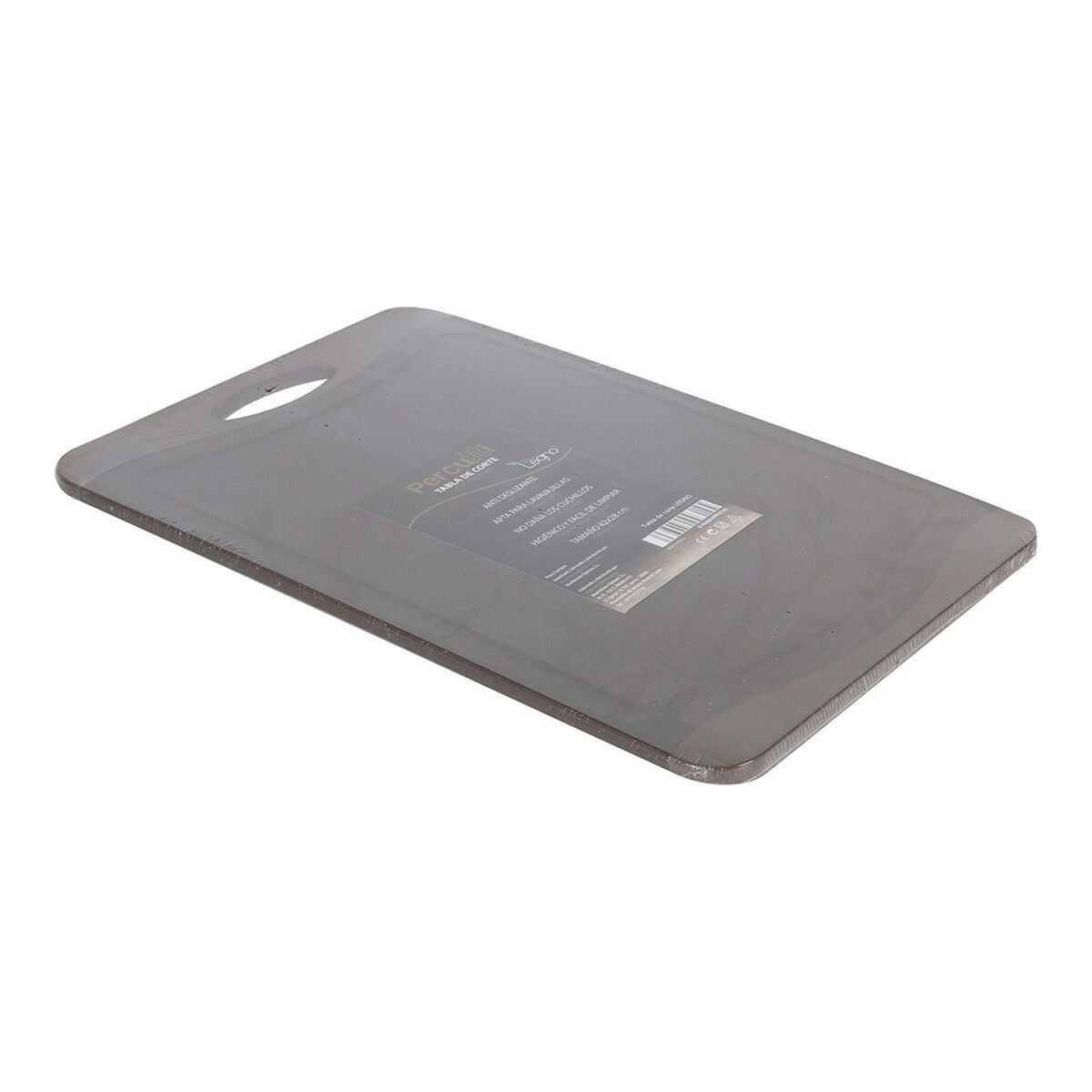 Tabla de cortar Percutti Legno Gris Polipropileno (42 x 29 x 1 cm)