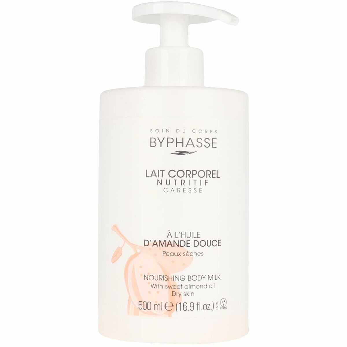 Leche Corporal Nutritiva Byphasse 500 ml Almendra Dulce