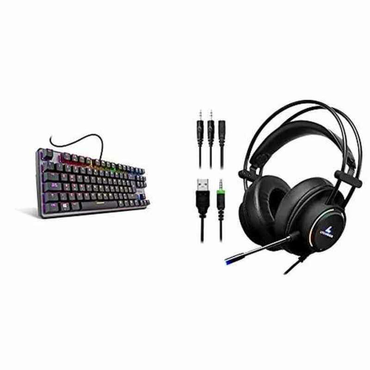 Teclado Krom NXKROMKRNLTKL Negro Qwerty Español