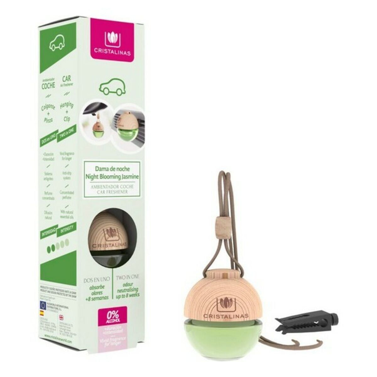 Ambientador para Coche Night Blooming Jasmine Cristalinas Coche 6 ml