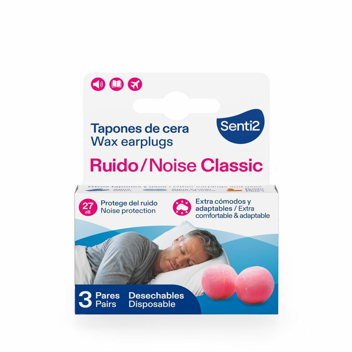 Tapones para los Oídos Senti2 PROTECTORES AUDITIVOS