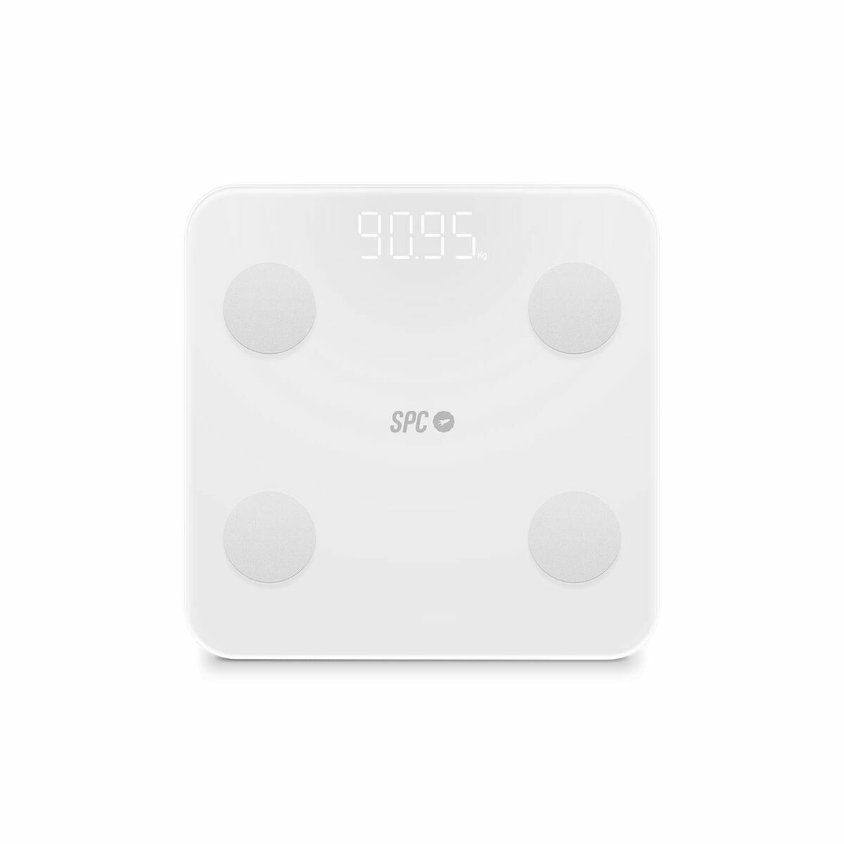 Báscula Digital de Baño SPC ATENEA FIT 3 Blanco Cristal Templado 180 kg 150 kg 1,5 Kg
