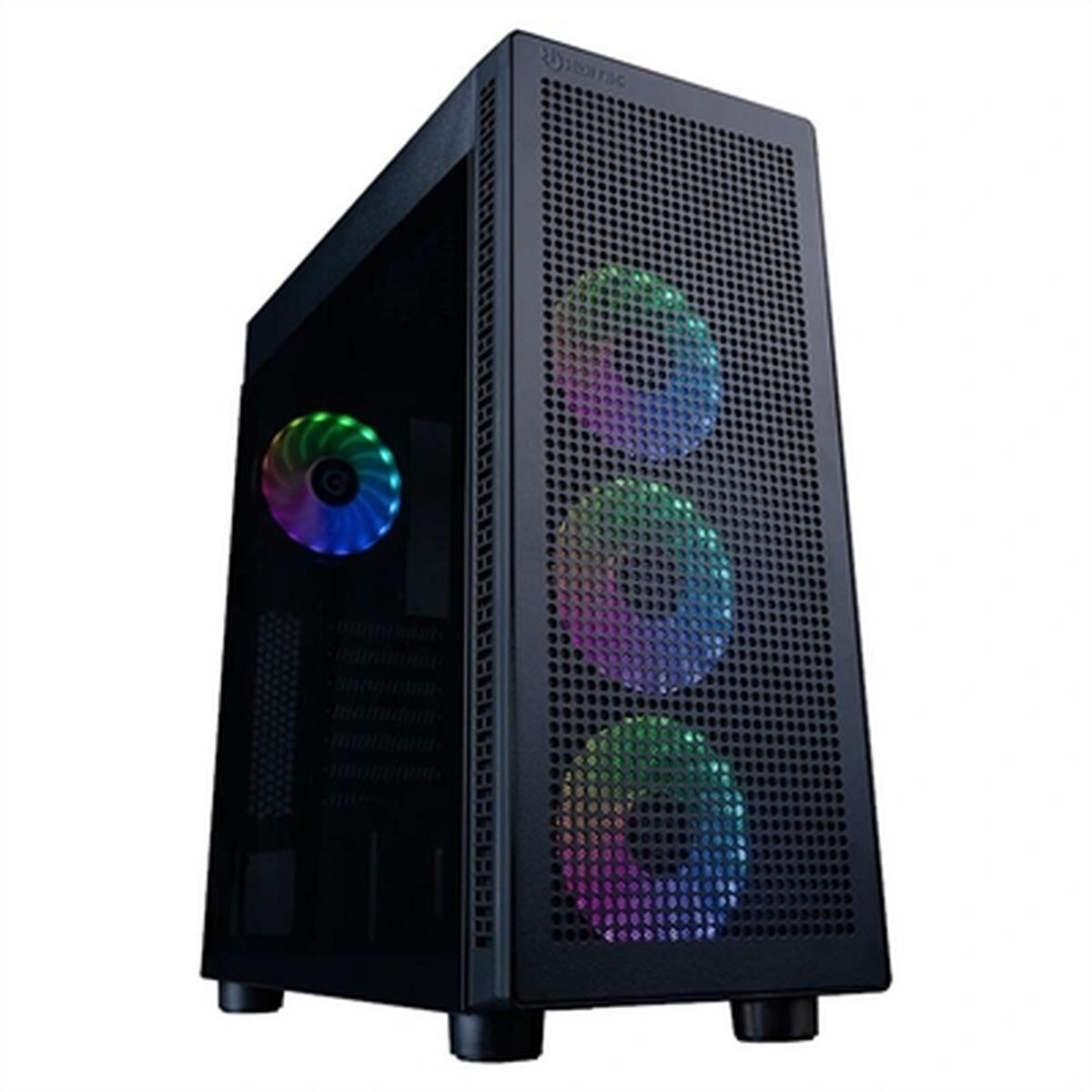 Caja Semitorre ATX Hiditec H1 AIR Negro Multicolor
