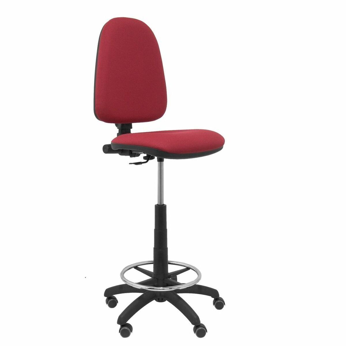 Taburete Ayna bali Piqueras y Crespo T04CP Rojo Granate PVC