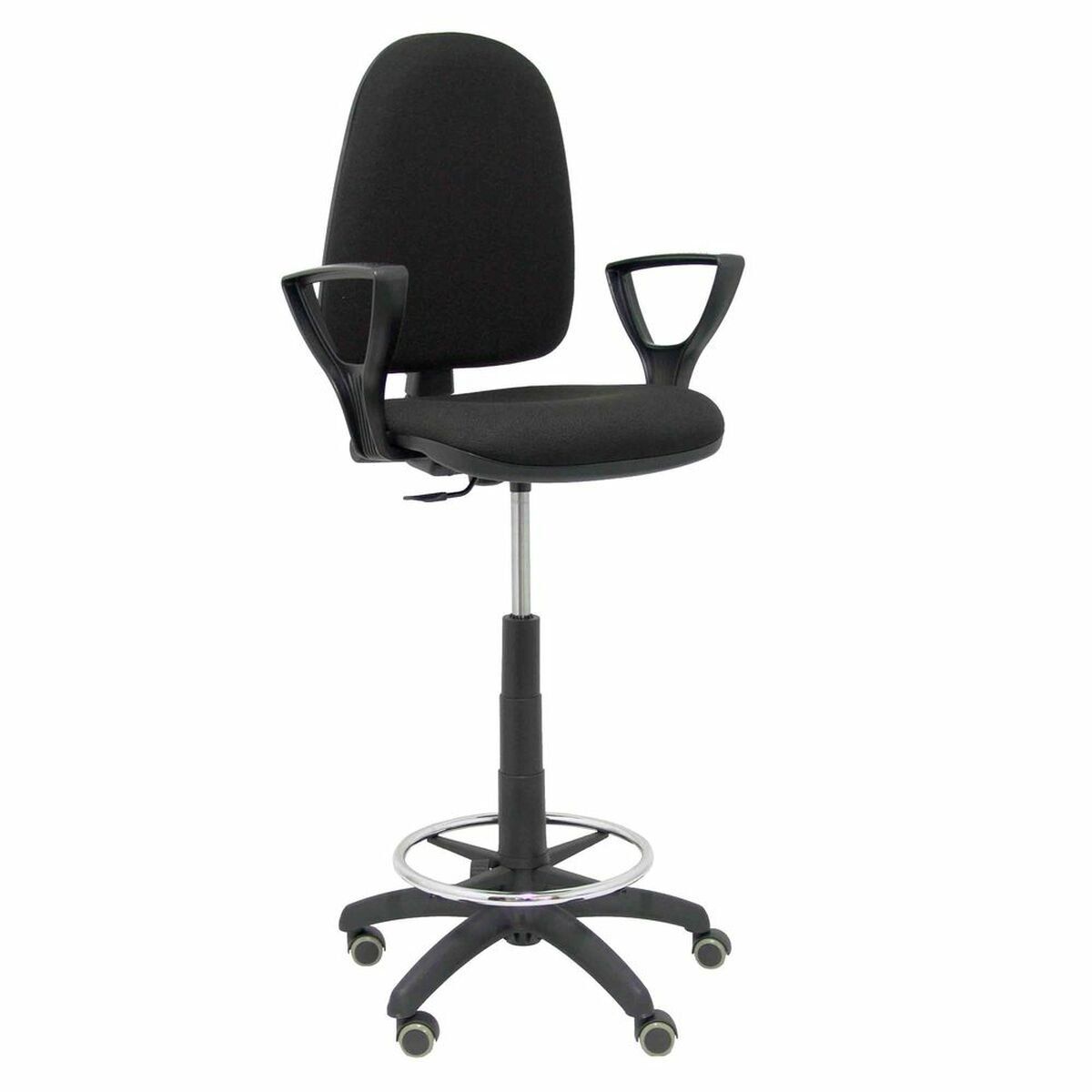 Taburete Ayna bali Piqueras y Crespo T04CP Negro PVC