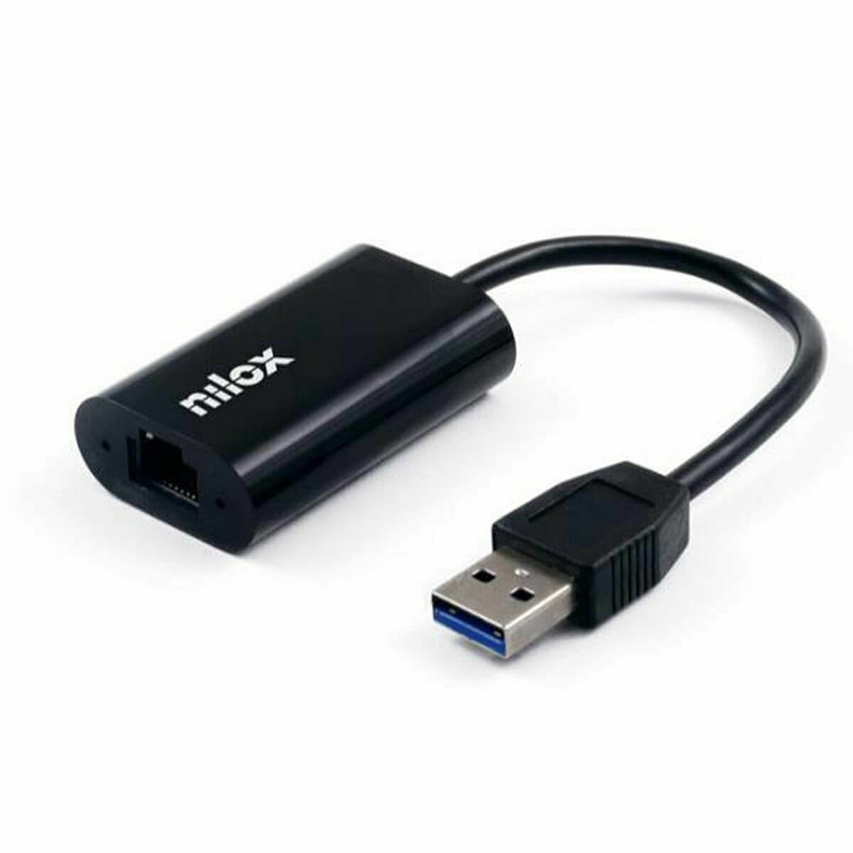 Cable adaptador Nilox Ethernet (RJ-45) USB-A