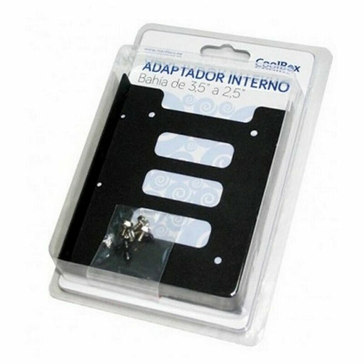 Adaptador Metálico para Disco Duro 2.5" a 3.5" CoolBox COO-AB3525M