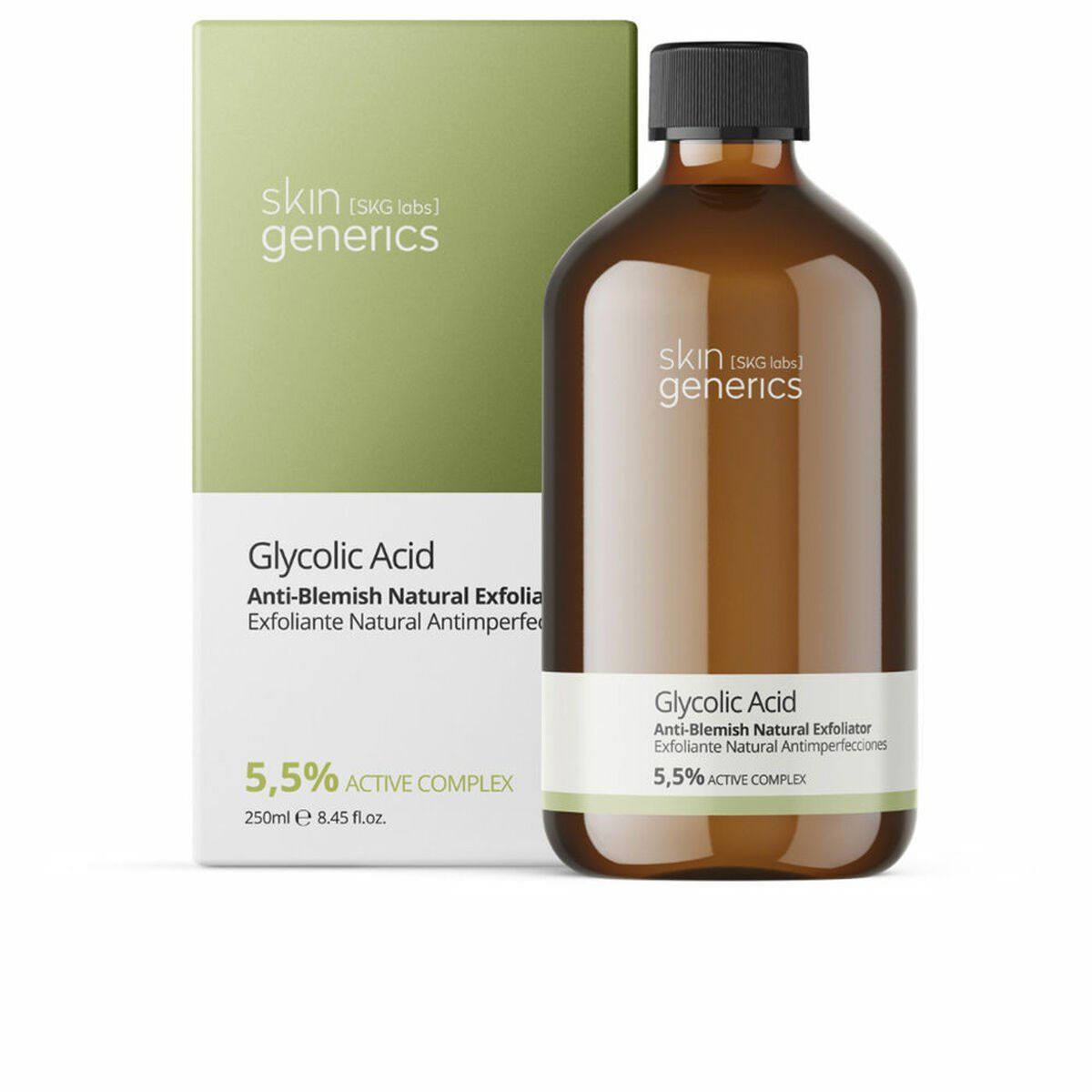 Exfoliante Facial Skin Generics Glycolic Acid 250 ml Ácido glicólico