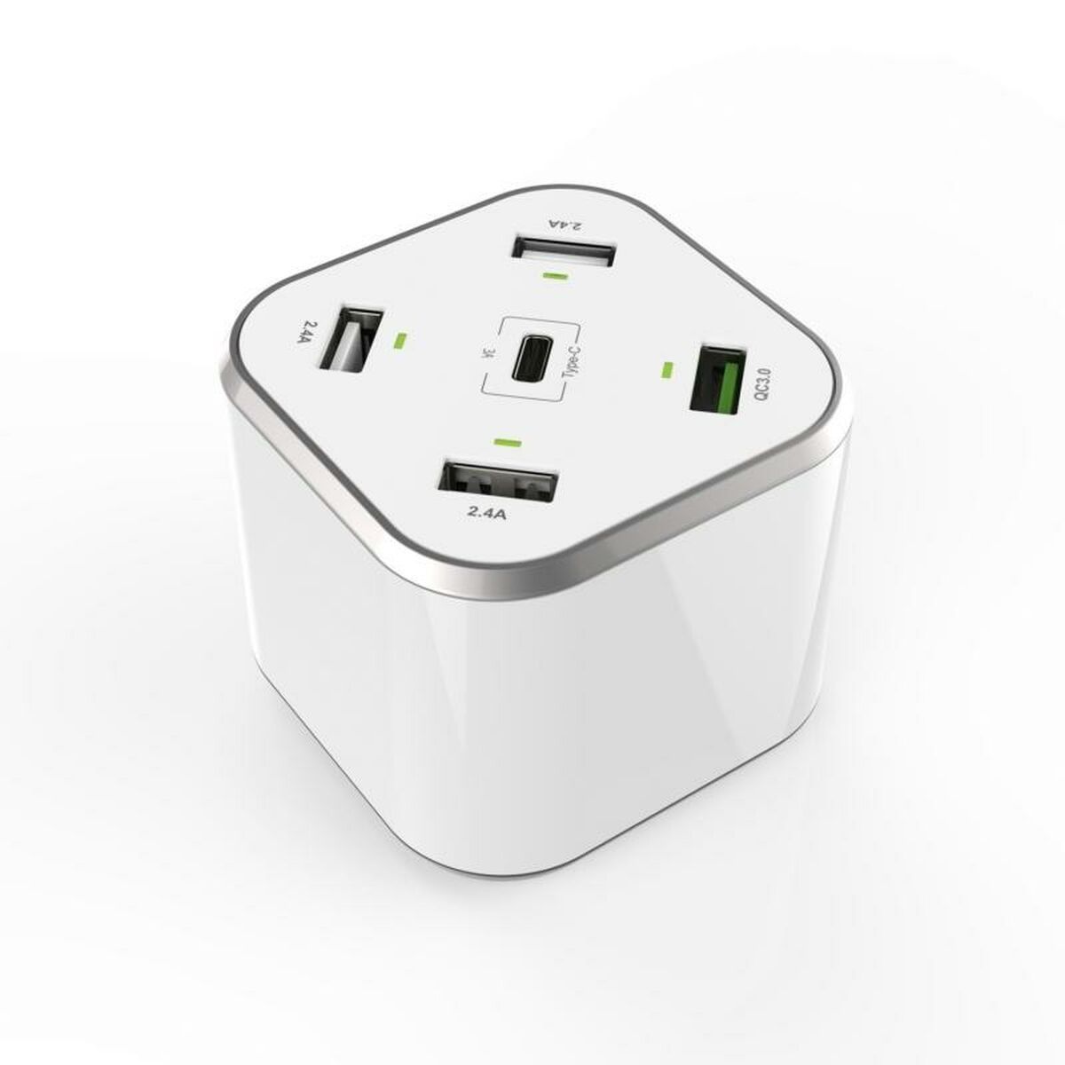 Cargador USB Aisens ASCH-5PQC-W Blanco