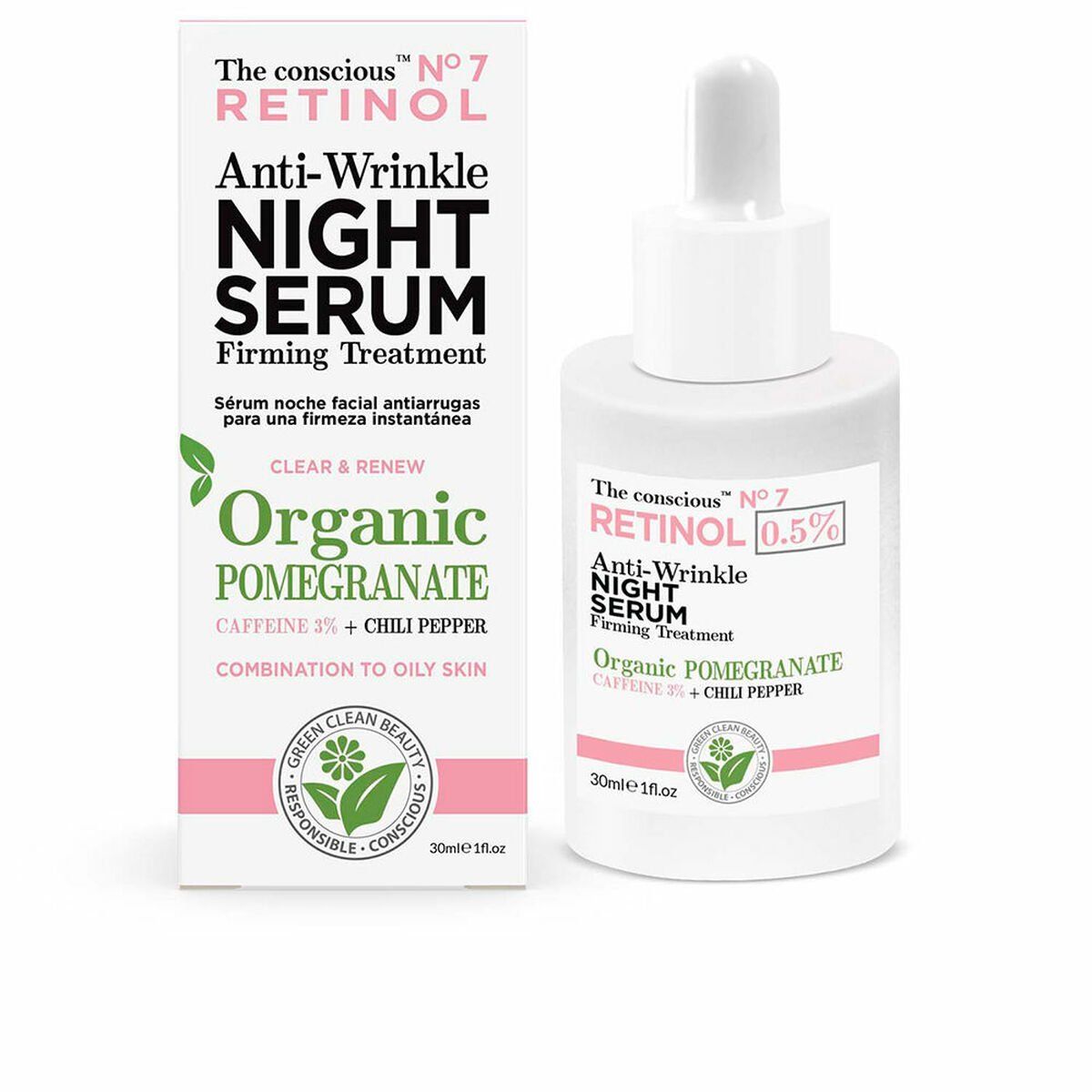 Sérum Antiarrugas The Conscious Retinol 30 ml Granada