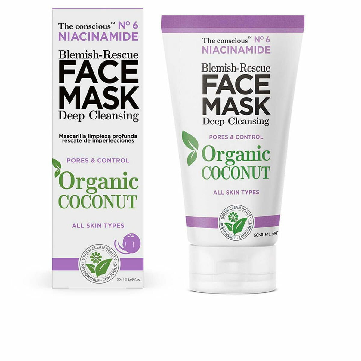 Mascarilla Facial Hidratante The Conscious Niacinamide 50 ml Coco