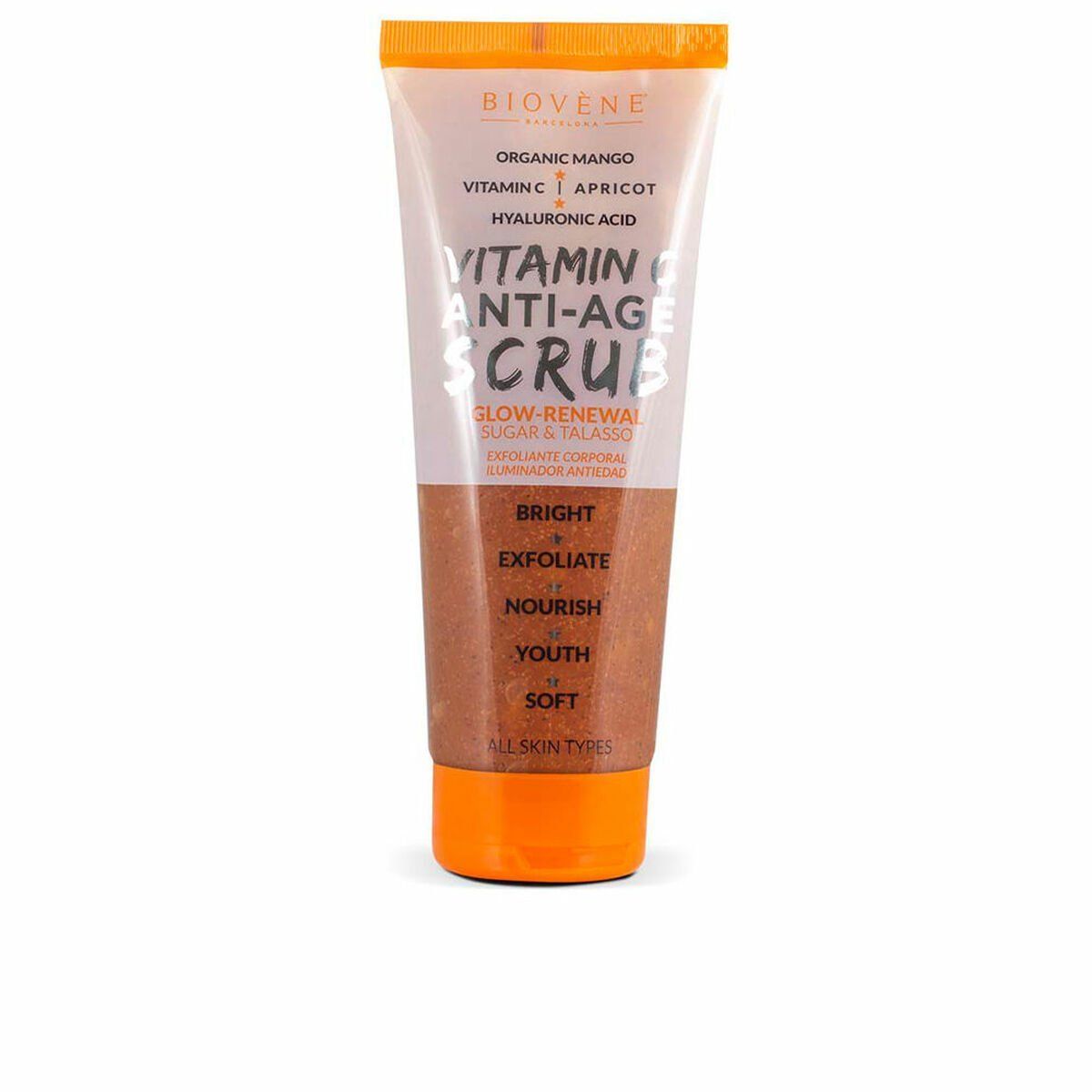 Gel Exfoliante Corporal Biovène Vitamin C Age Scrub 250 ml Antiedad Mango Vitamina C