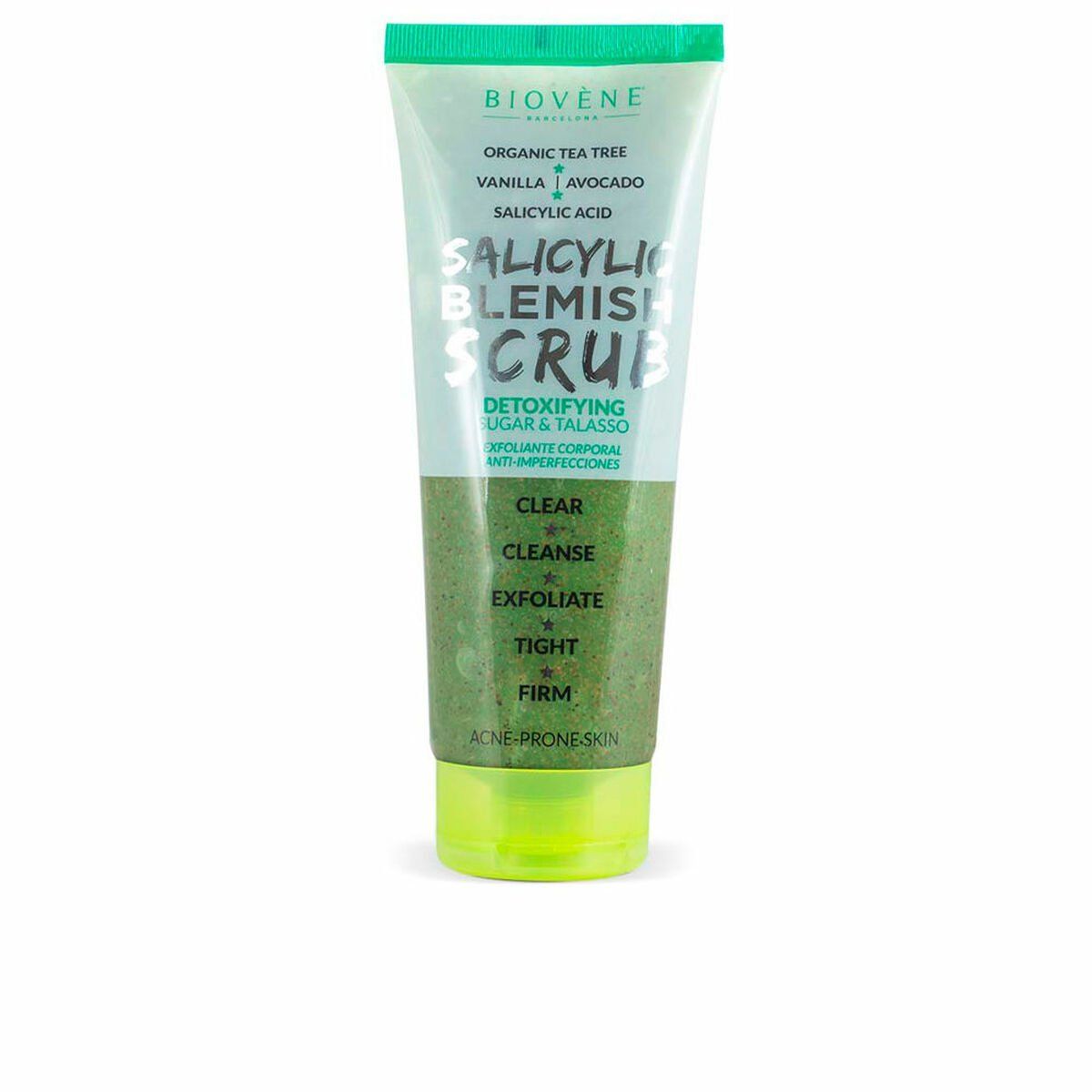Exfoliante Corporal Biovène Salicylic Blemish Scrub 250 ml Detoxificante