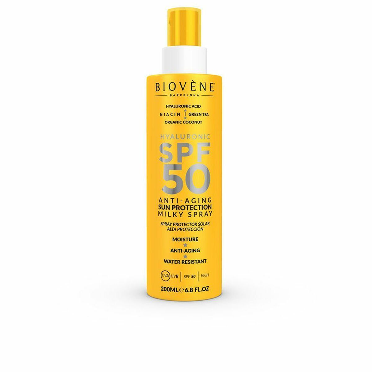 Leche Solar Biovène HYALURONIC ANTI-AGING Spf 50 200 ml Antiedad