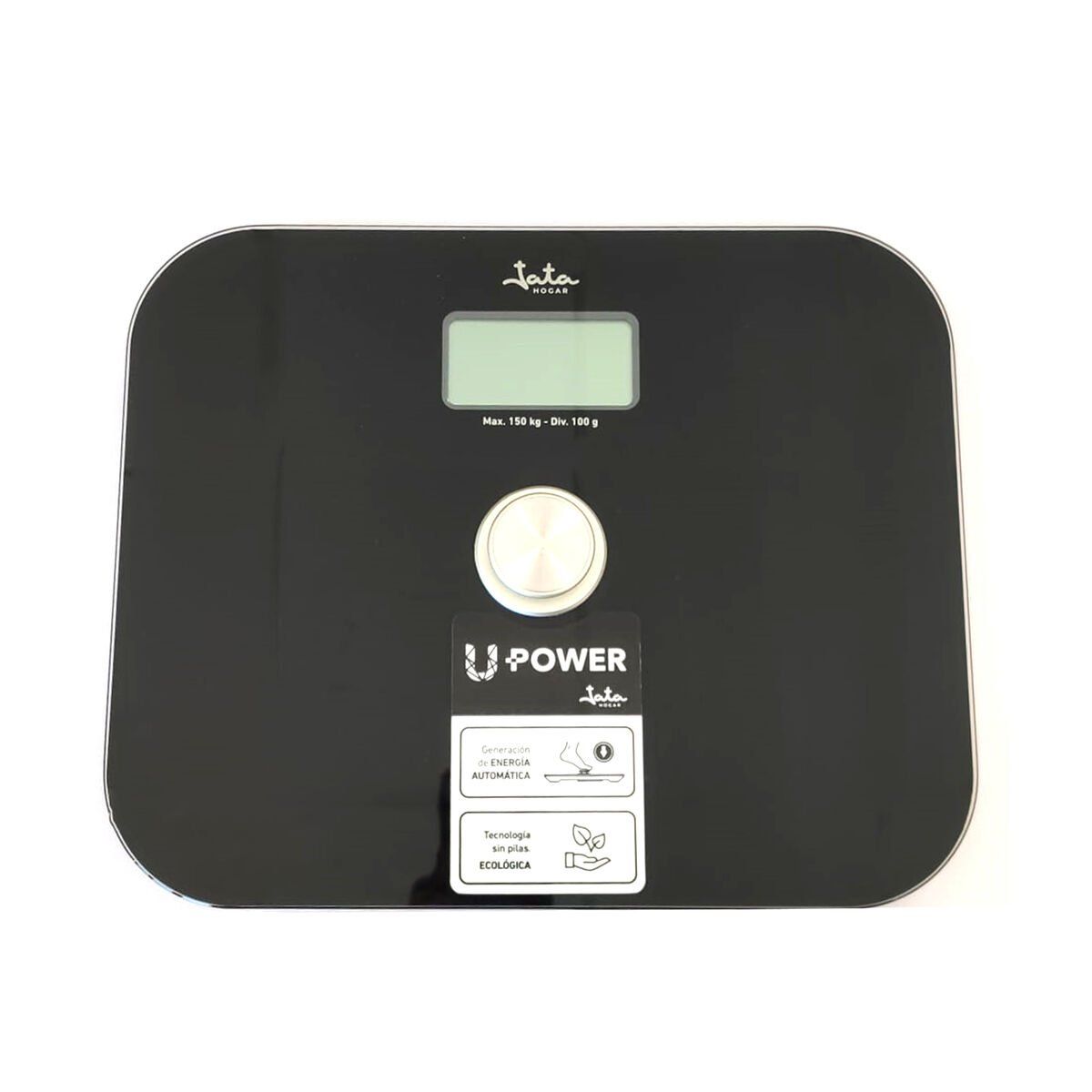 Báscula Digital de Baño JATA HBAS1499 Negro 150 kg