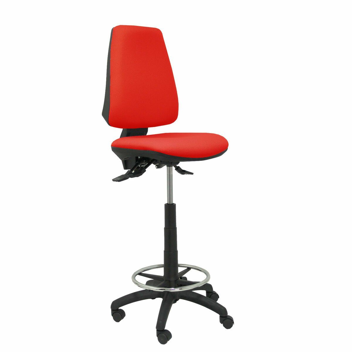 Taburete Piqueras y Crespo SB350RN Rojo PVC