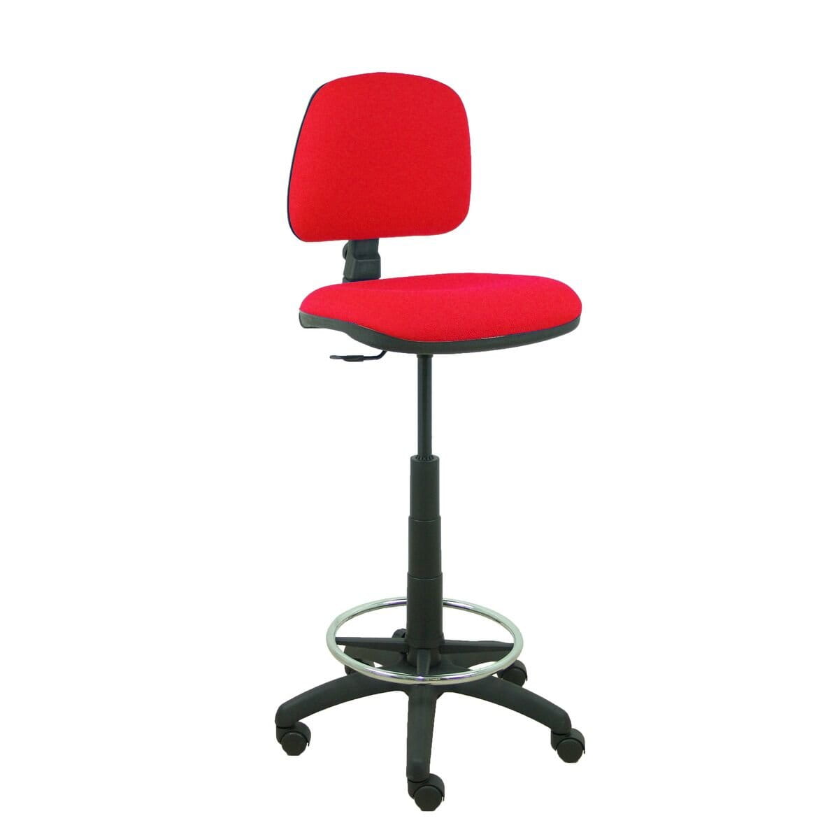 Taburete Piqueras y Crespo PB350RN Rojo PVC
