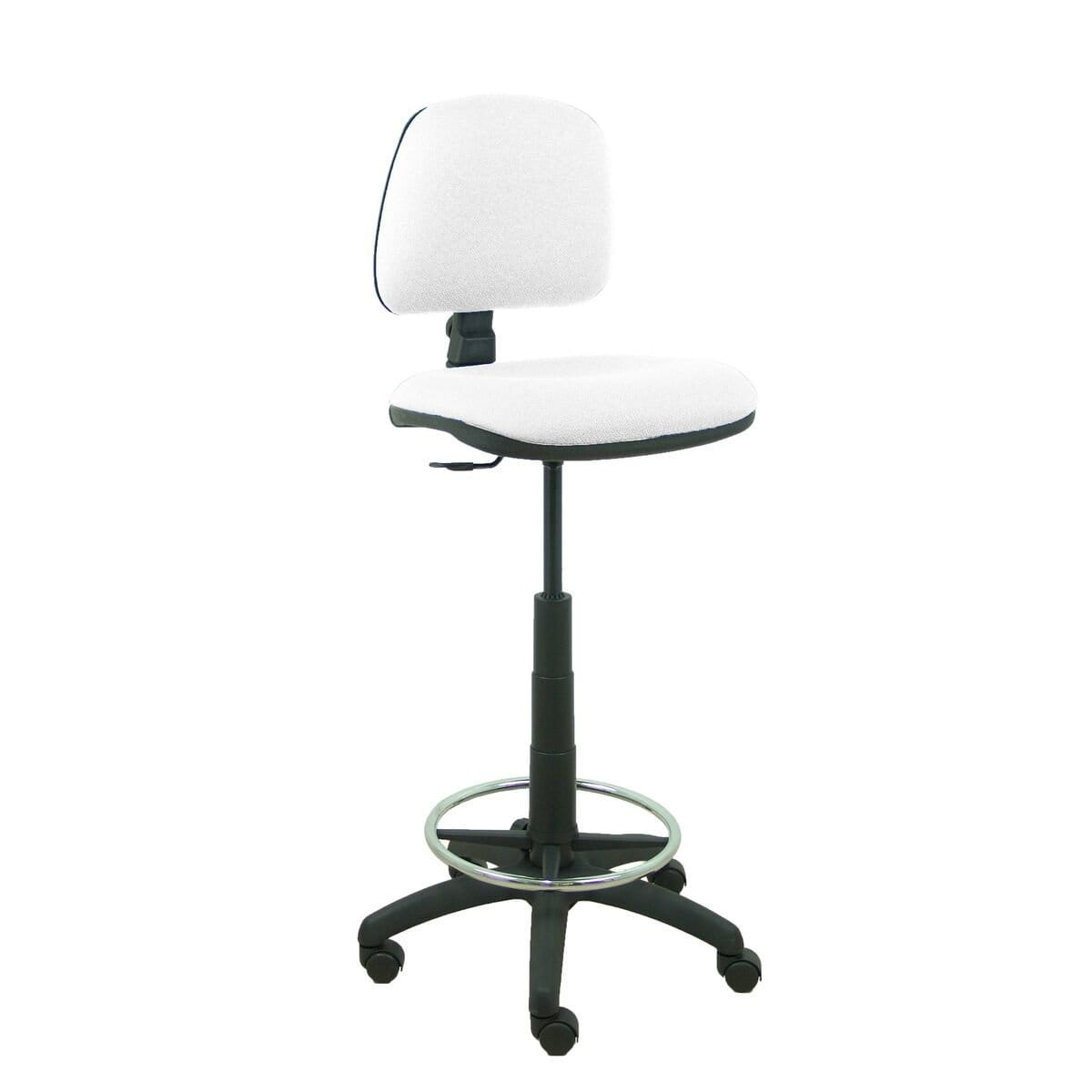 Taburete Piqueras y Crespo CPB10RN Blanco PVC
