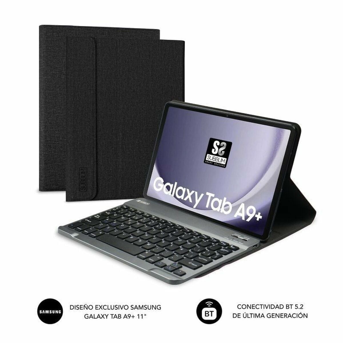 Funda para Tablet Subblim SUBKT3-BTS060 Negro Qwerty Español QWERTY