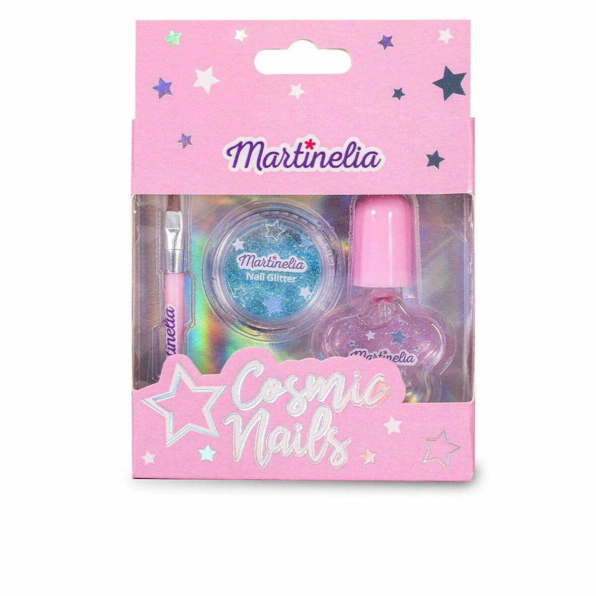 Set de Maquillaje Infantil Martinelia Cosmic Nails 3 Piezas