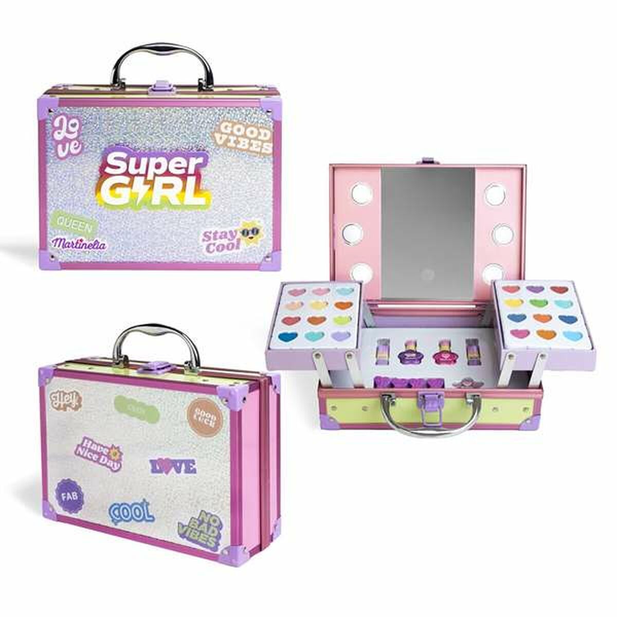 Set de Maquillaje Infantil Martinelia 25 x 19 x 9 cm