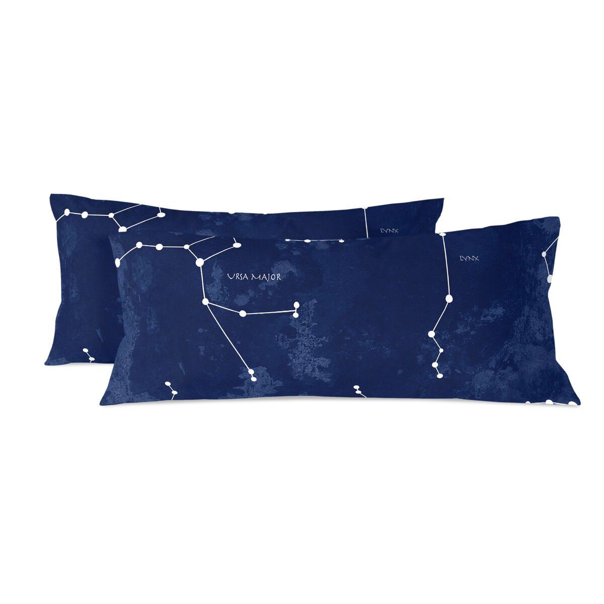 Funda de almohada HappyFriday Blanc Cosmos Multicolor 45 x 110 cm (2 Unidades)