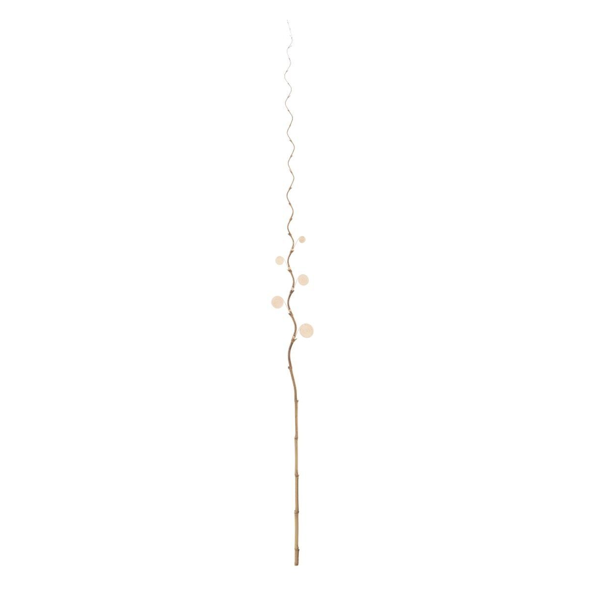 Rama Crema Bambú Ratán 5 x 0,5 x 190 cm