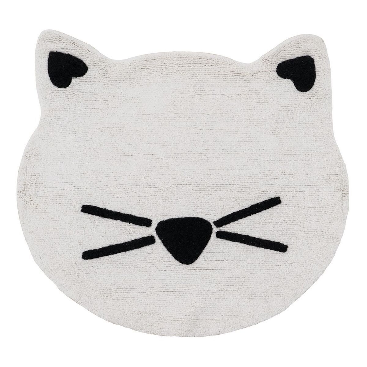 Alfombra Infantil 100 % algodón Gato 100 cm 100 x 100 x 1 cm