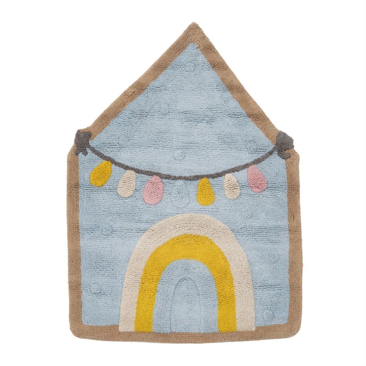 Alfombra Infantil 100 % algodón 100 x 74 cm 100 x 74 x 1 cm