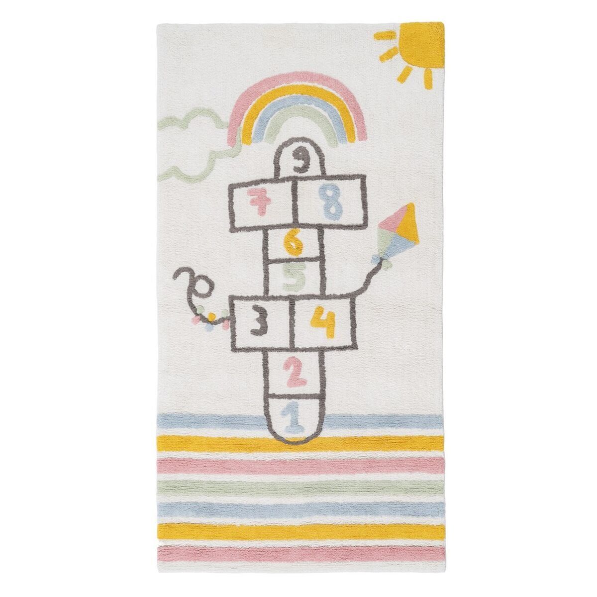 Alfombra Infantil 100 % algodón 175 x 90 cm 175 x 90 x 1 cm