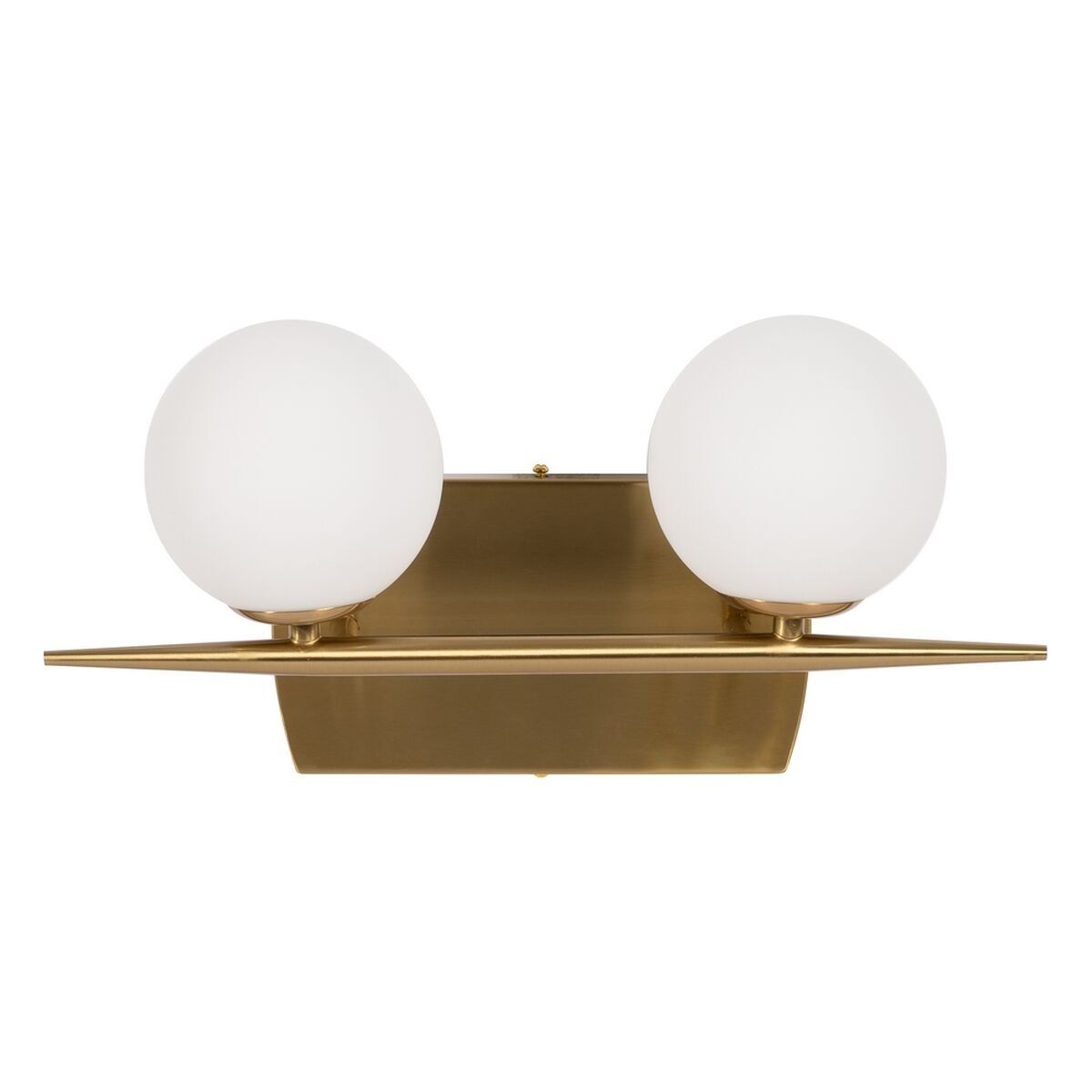 Aplique de Pared Dorado Cristal Hierro A 220-240 V 40 x 15 x 20 cm