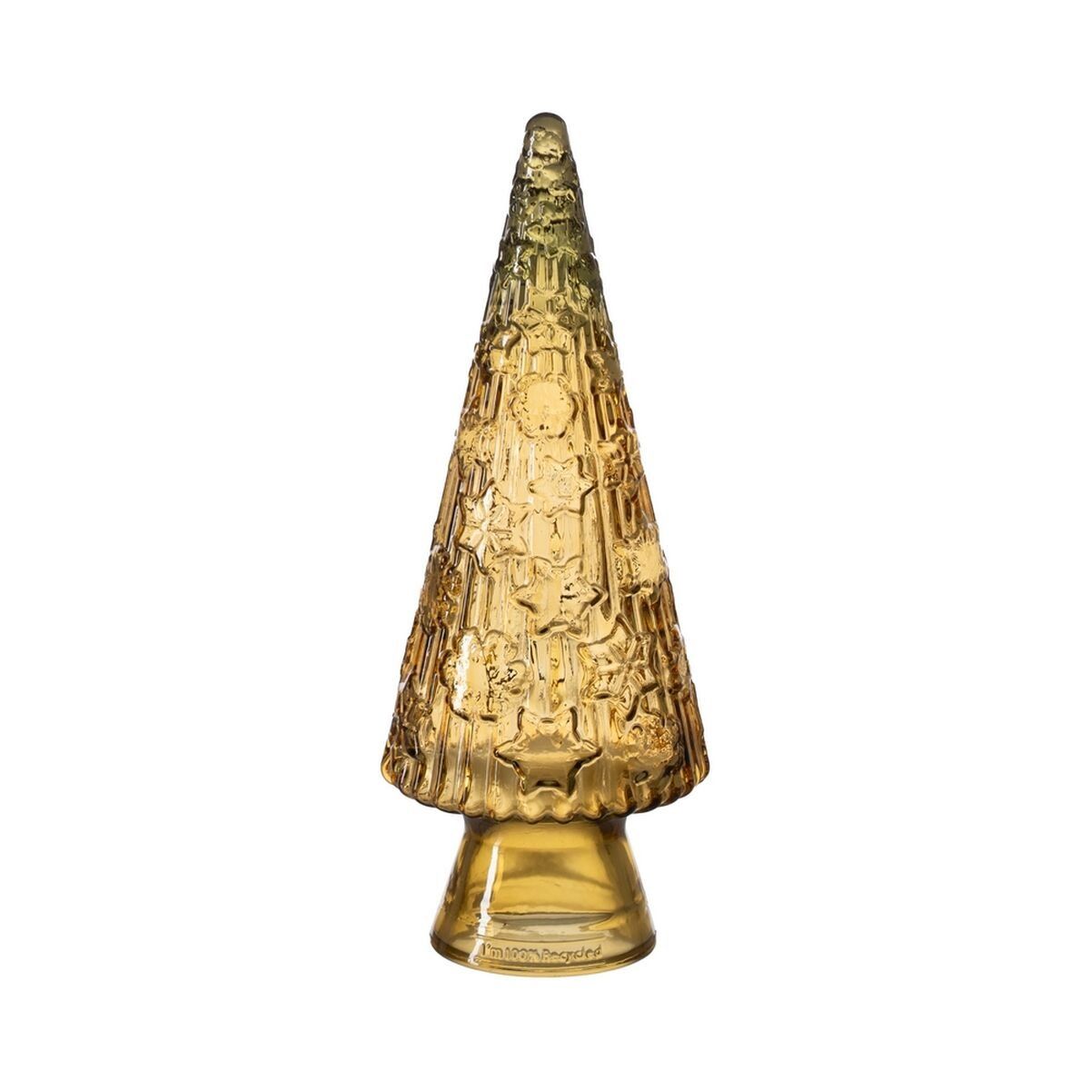 Árbol de Navidad Amarillo Vidrio 13 x 13 x 34 cm