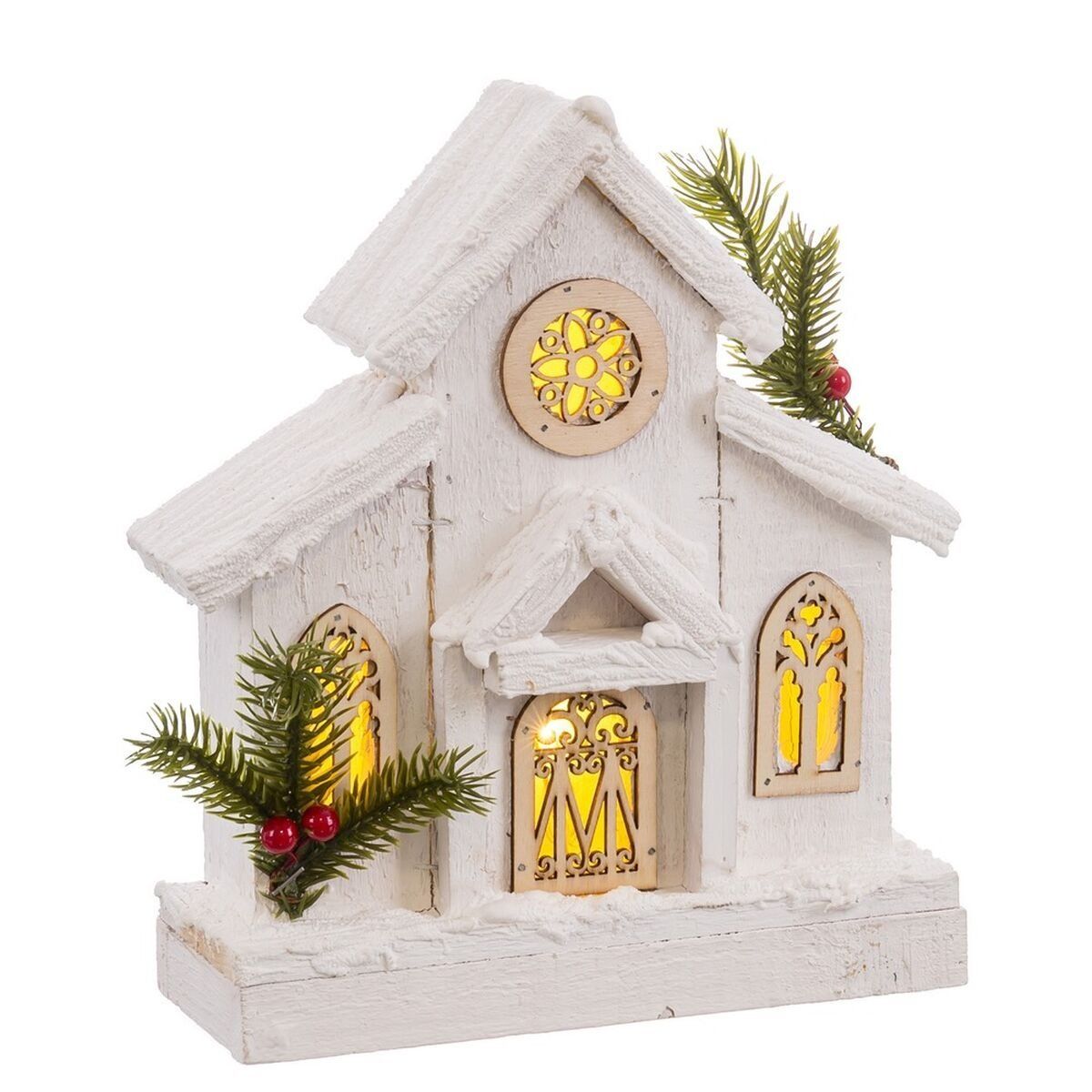 Decoración luminosa Natural Iglesia 20 X 7 X 24 CM