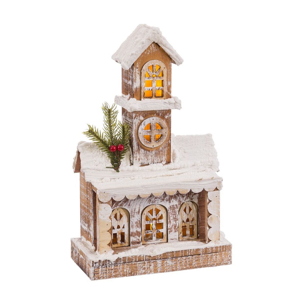 Decoración luminosa Natural Iglesia 22 X 11 X 36 CM