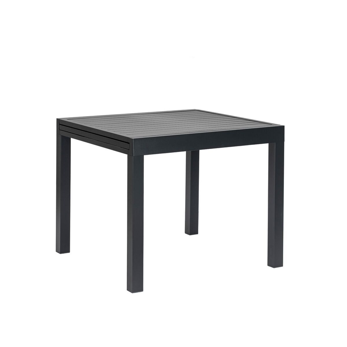 Mesa de Comedor Thais Grafito Aluminio 90 x 90 x 74 cm