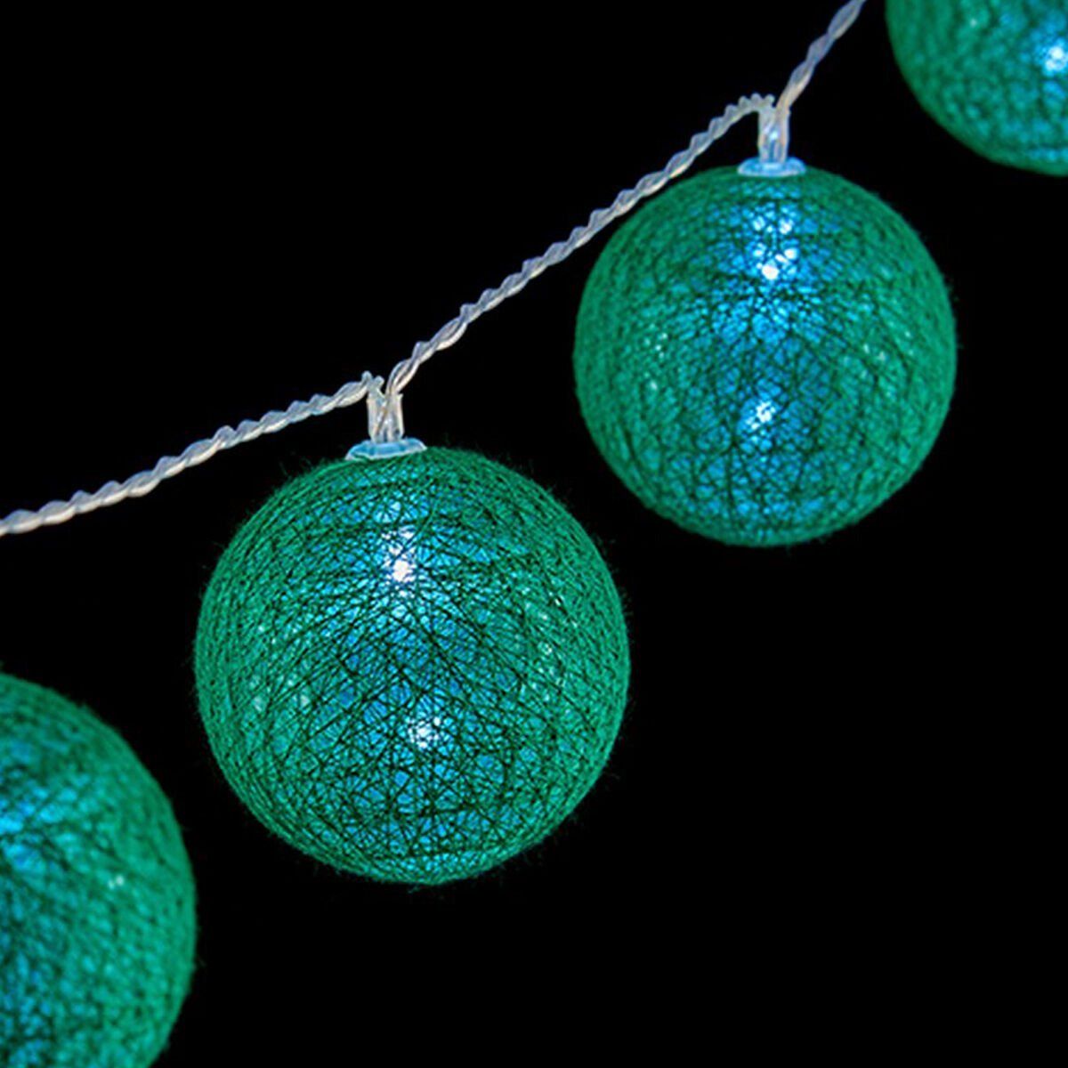Guirnalda de Bolas LED Krist+ Verde 2 m Ø 5 cm