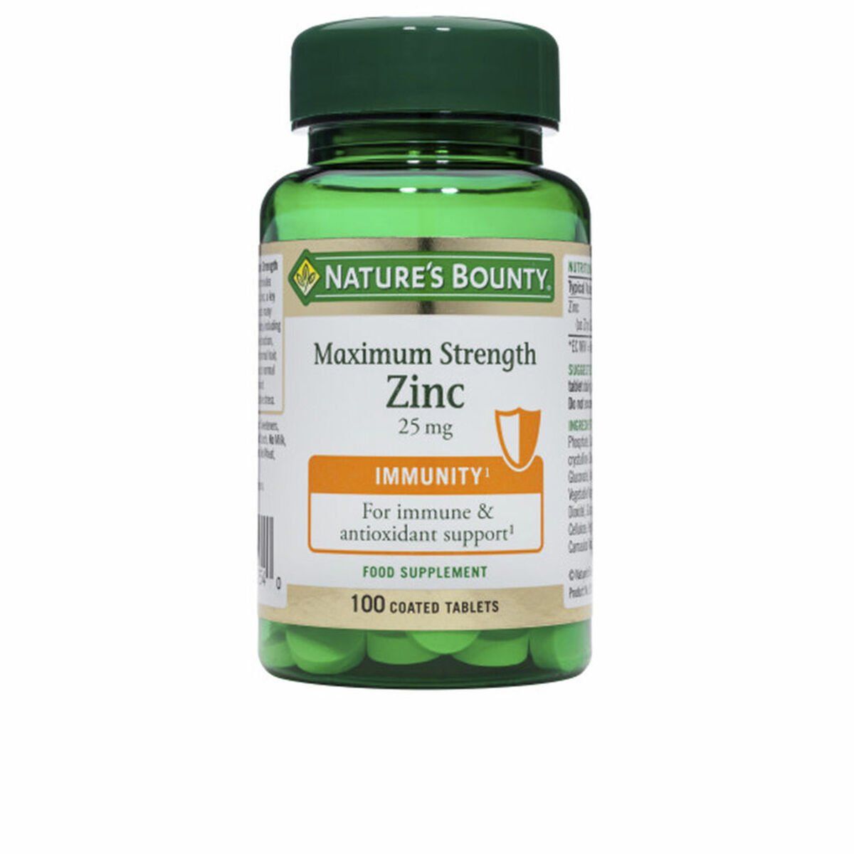 Tratamiento Antimanchas Nature's Bounty Zinc (100 Unidades)
