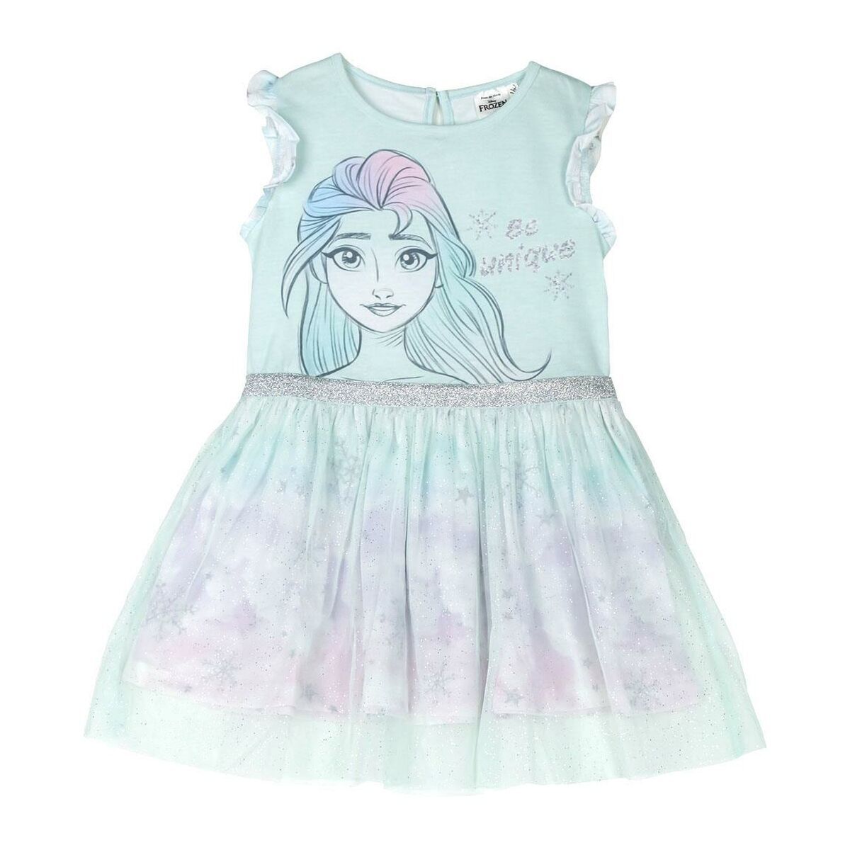 Vestido Frozen Turquesa