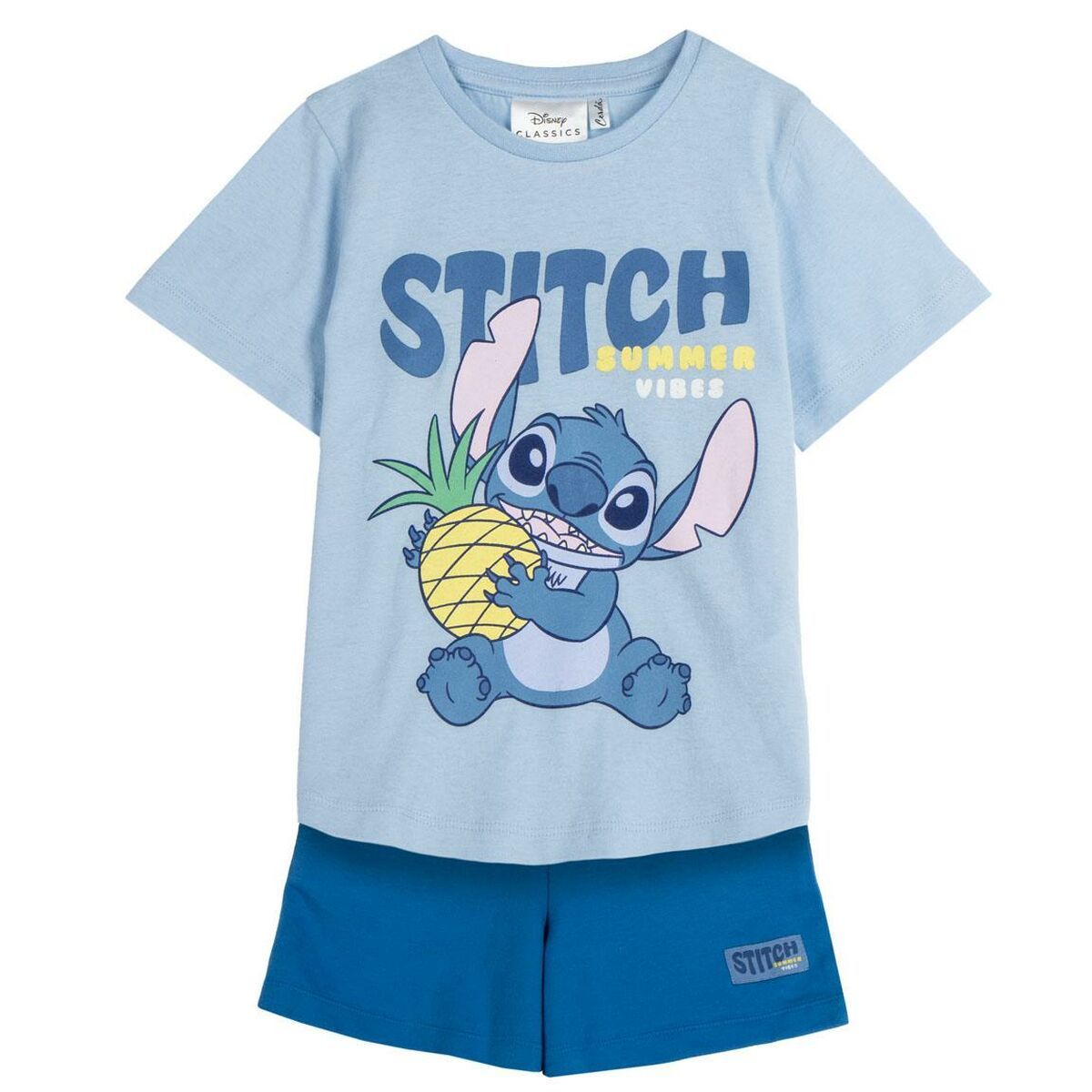 Conjunto de Ropa Stitch Azul