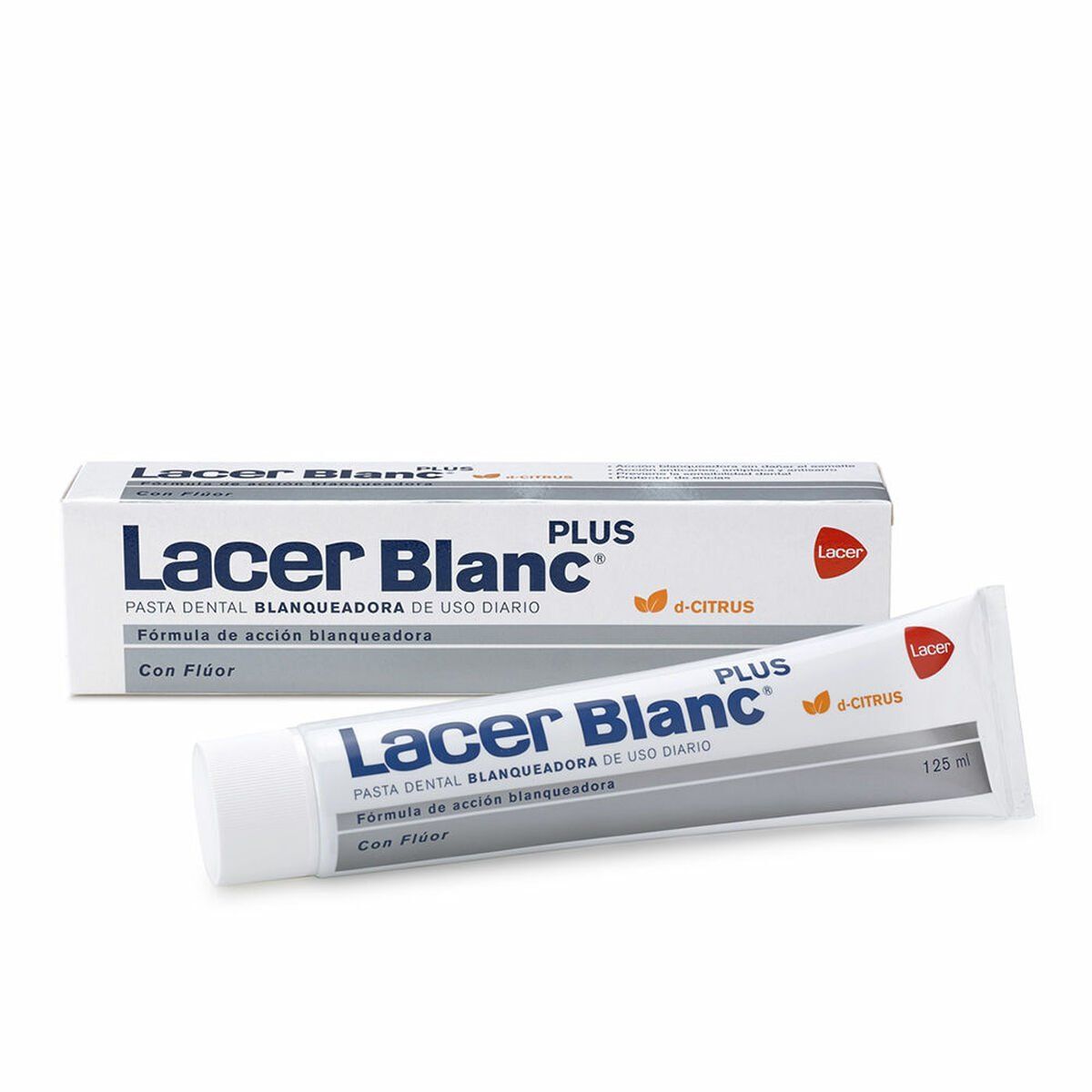 Pasta de Dientes Blanqueante Lacer Lacerblanc 125 ml Cítrico