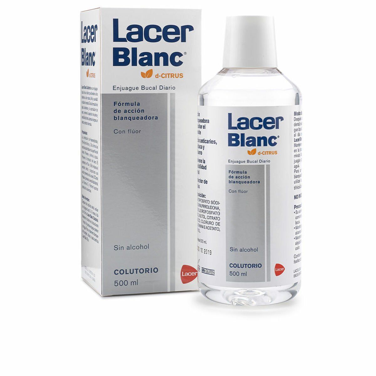 Enjuague Bucal Lacer Lacerblanc Cítrico 500 ml