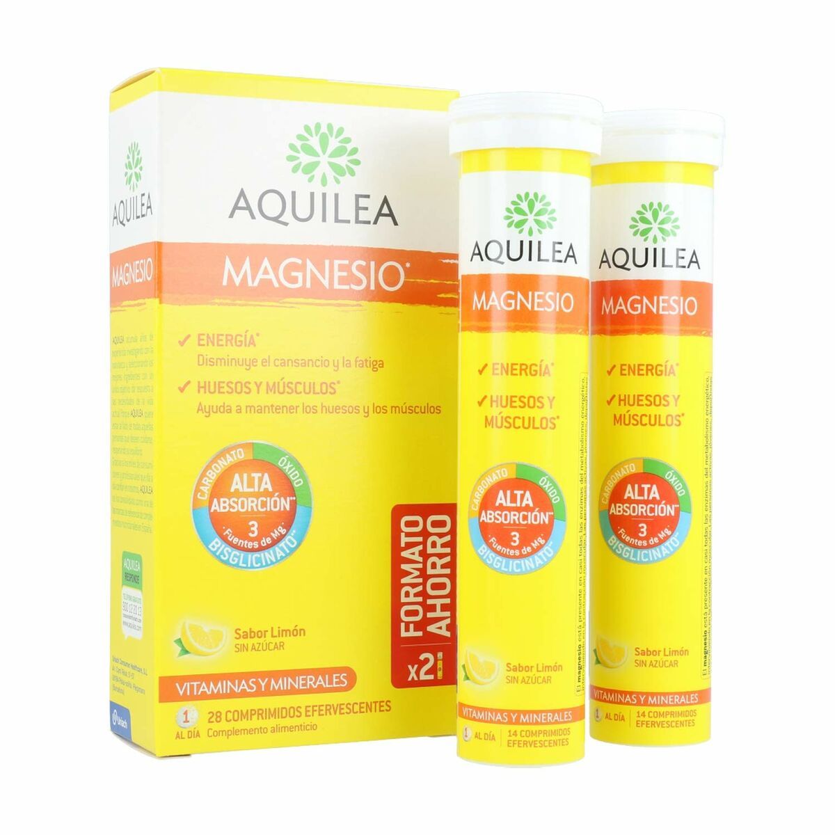 Magnesio Aquilea Limón Magnesio 28 Unidades