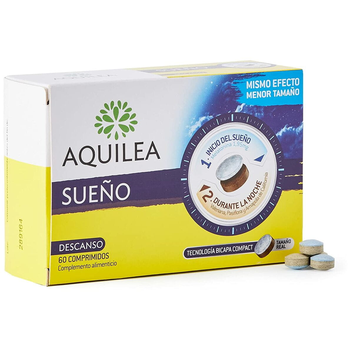 Suplemento para Insomnio Aquilea AQUILEA SUEÑO Melatonina 60 unidades