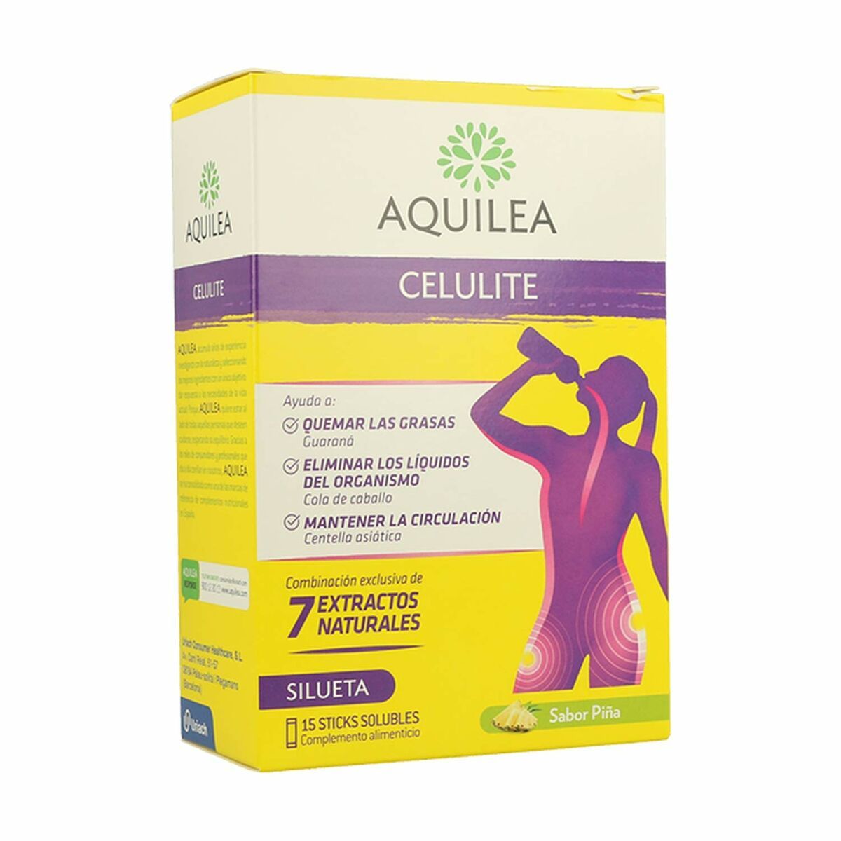 Quemagrasas Aquilea Celulite 15 Unidades