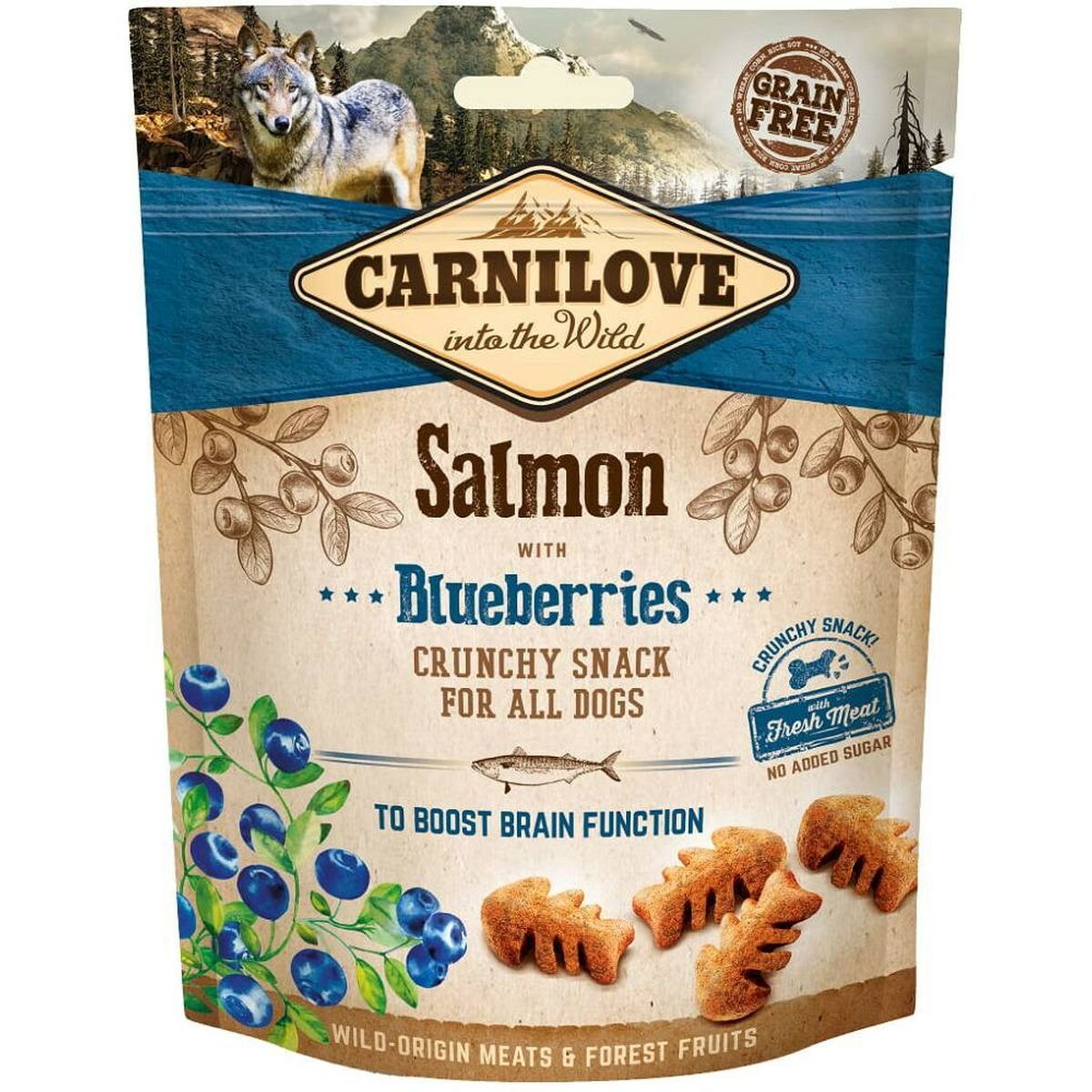 Snack para Perros Carnilove Fresh Crunchy Salmón Pescado 200 g