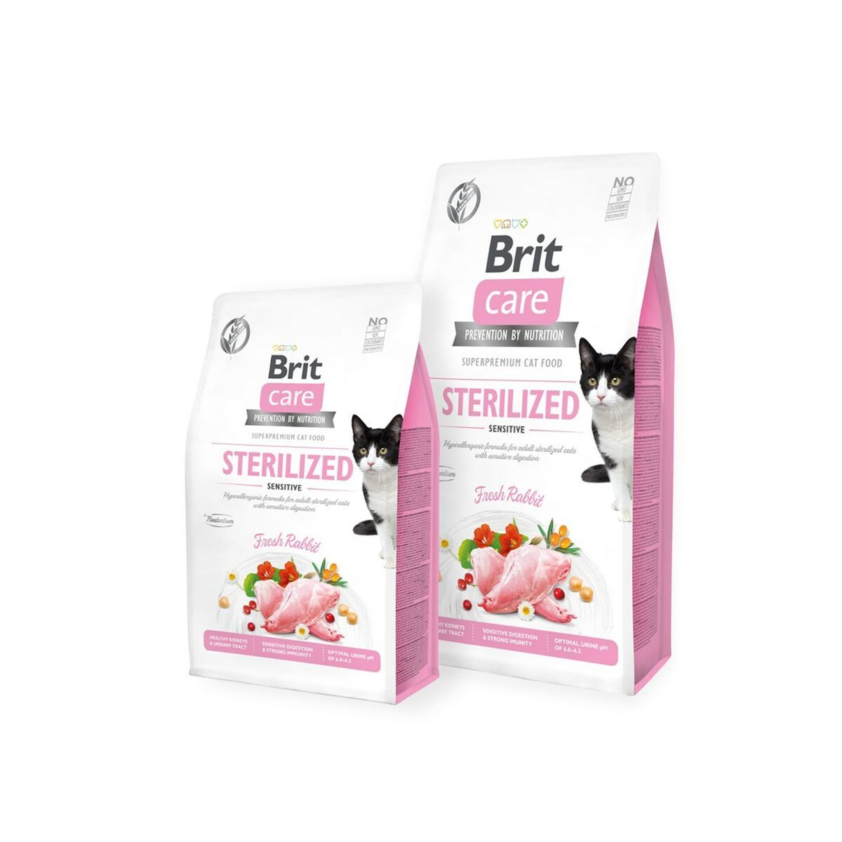 Comida para gato Brit Care Grain Free Sterilized Sensitive Adulto Conejo 7 kg