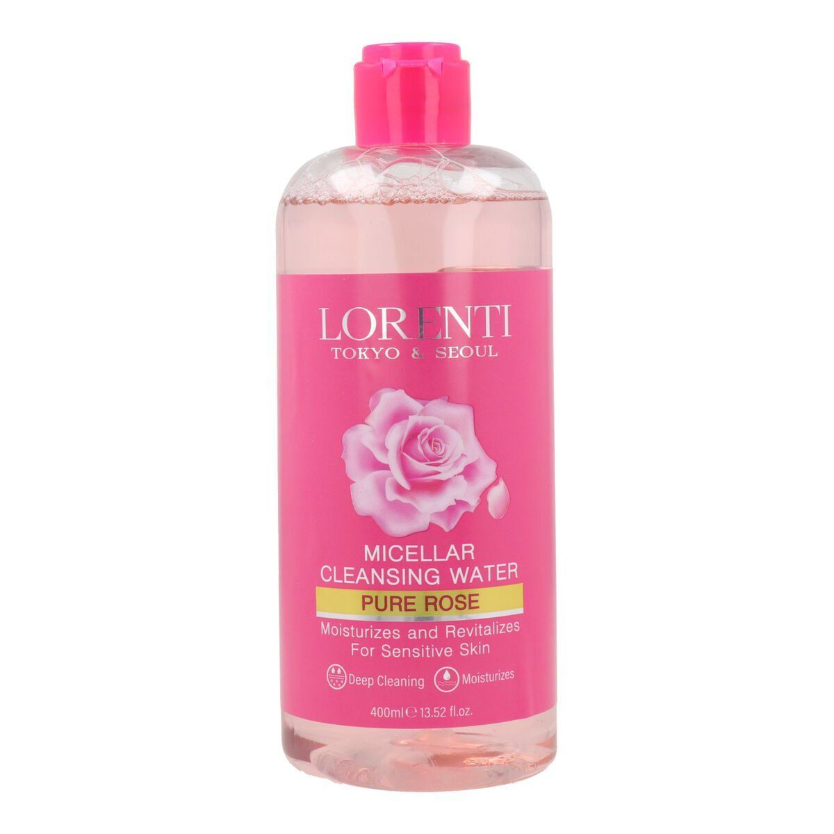 Agua Micelar Lorenti Makeup Remover Rose 400 ml