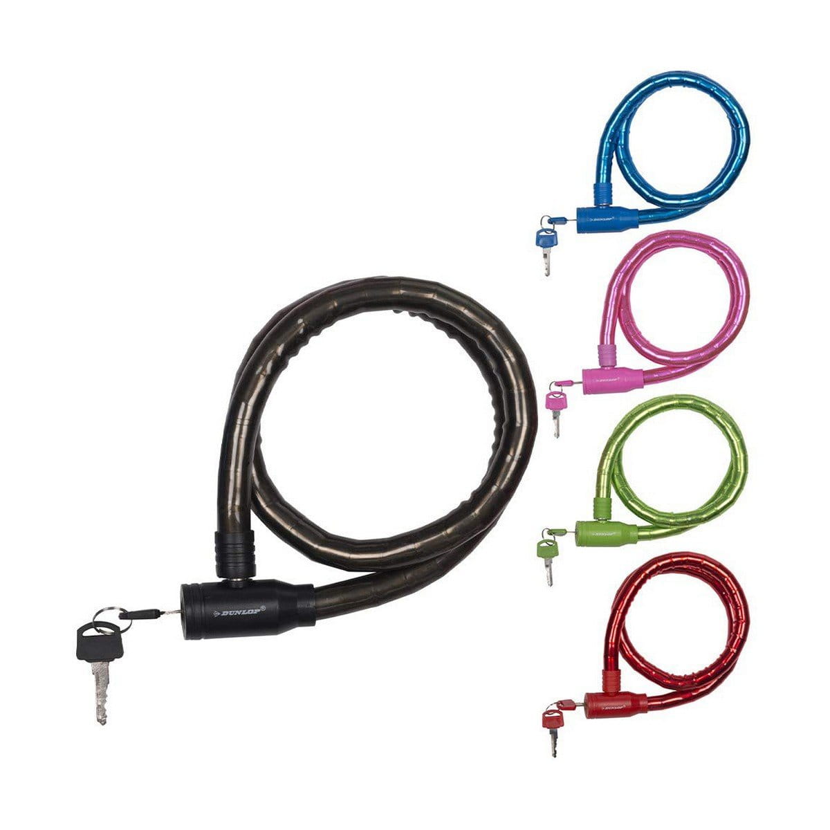 Cable con candado Dunlop 65 cm Cable