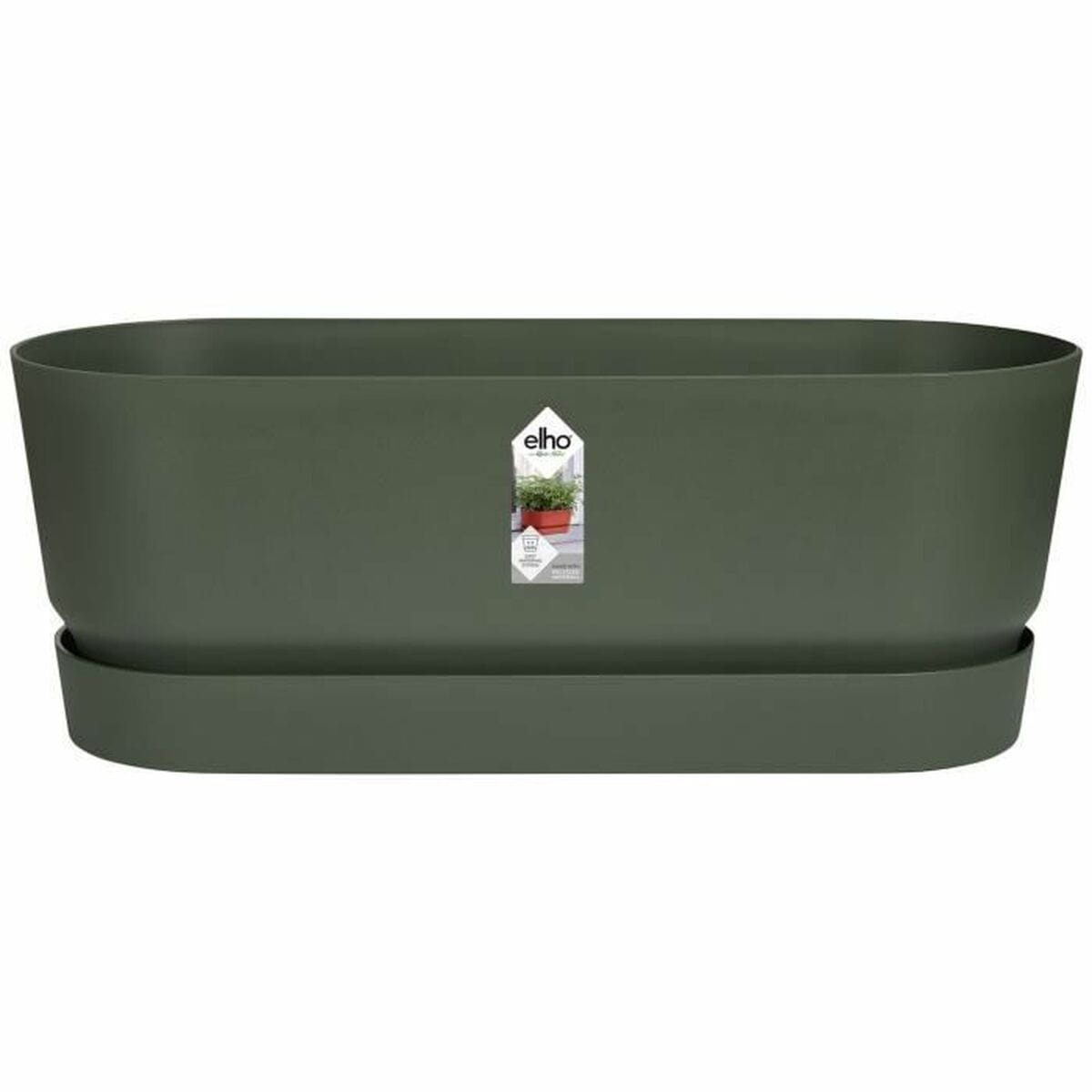 Jardinera Elho 50 cm Verde Plástico