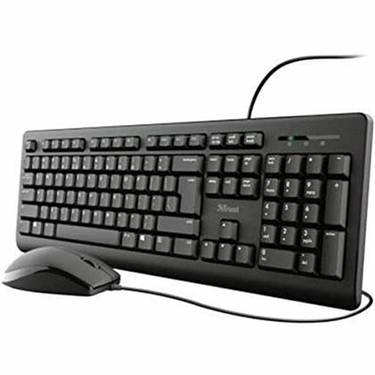 Teclado Trust TKM-250 Negro Qwerty Español